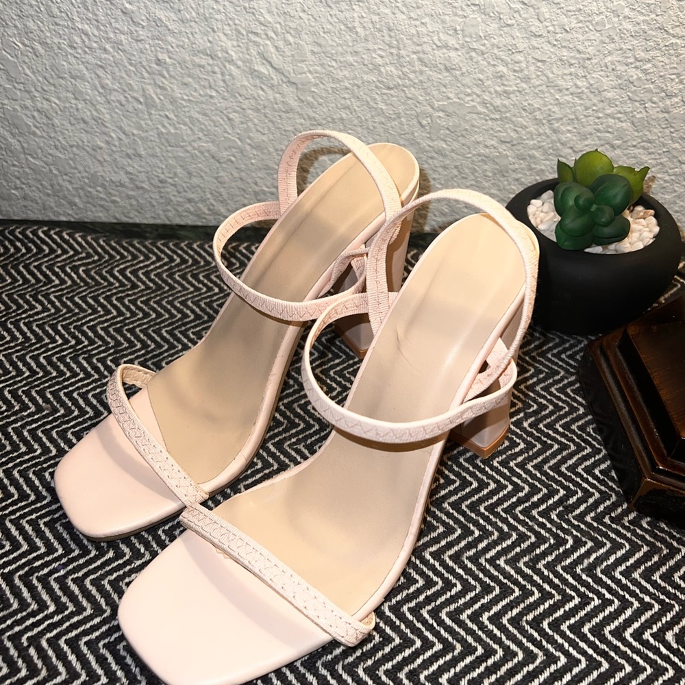 High heel dress sandals.